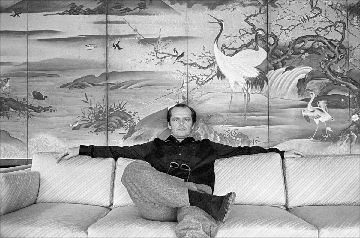 Allan Tannenbaum Black and White Photograph - Jack Nicholson
