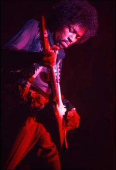 Jimi Hendrix Red Strat San Francisco - Archival Fine Art Limited Edition Print 