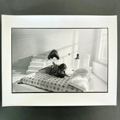 John Lennon and Yoko Ono naked in bed 1980 Vintage print by Allan Tannenbaum