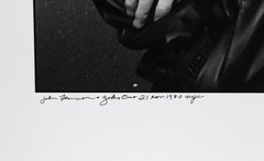 John Lennon & Yoko Ono, Silver Gelatin Photographic Print by Allan Tannenbaum