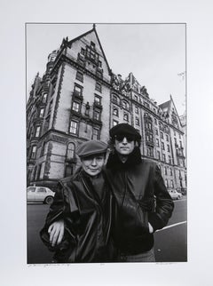 John Lennon & Yoko Ono, Silver Gelatin Photographic Print by Allan Tannenbaum