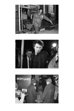 Sid Vicious & Nancy Spungeon Tryptich - Archival Fine Art Black and White Print 