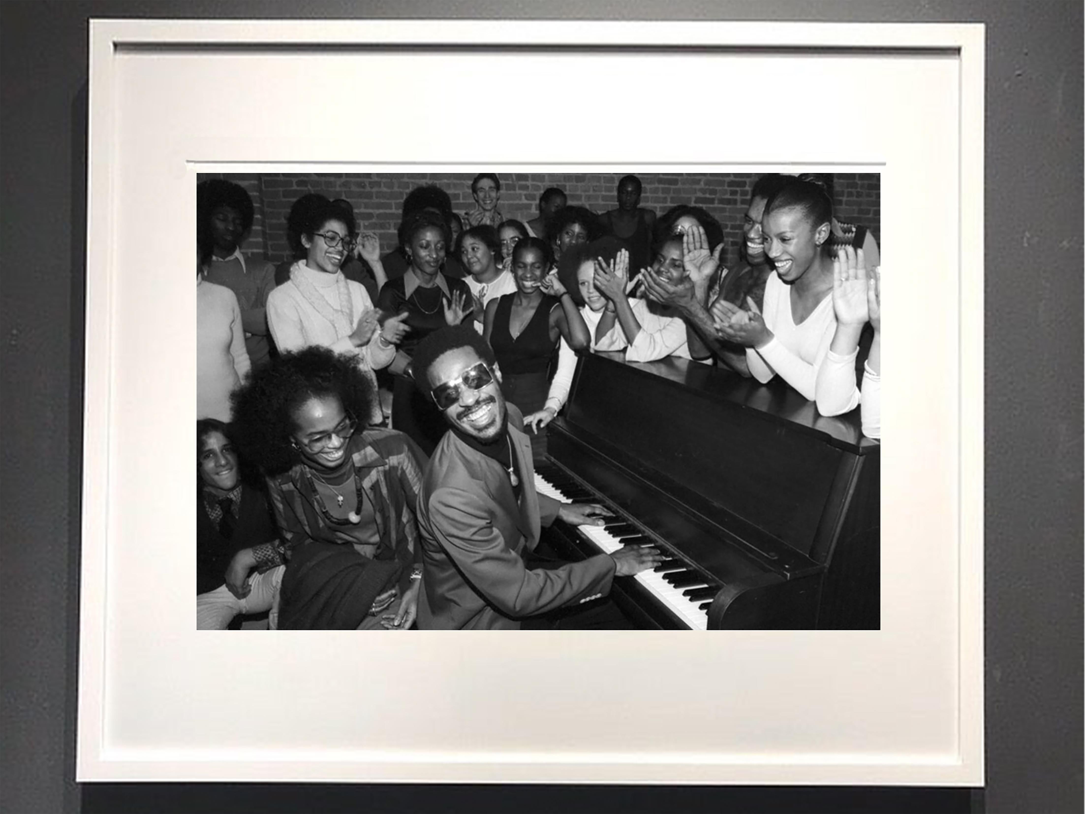 Stevie Wonder, Dance Theatre of Harlem, Manhattan  - Photograph by Allan Tannenbaum