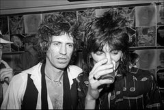 Stones Keith Richards at Danceteria - Archival Black and White Fine Art Print