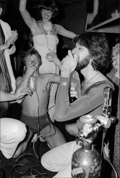 Used Studio 54 Laughing Gas Funtime -  Fine Art Limited Edition Black and White Print