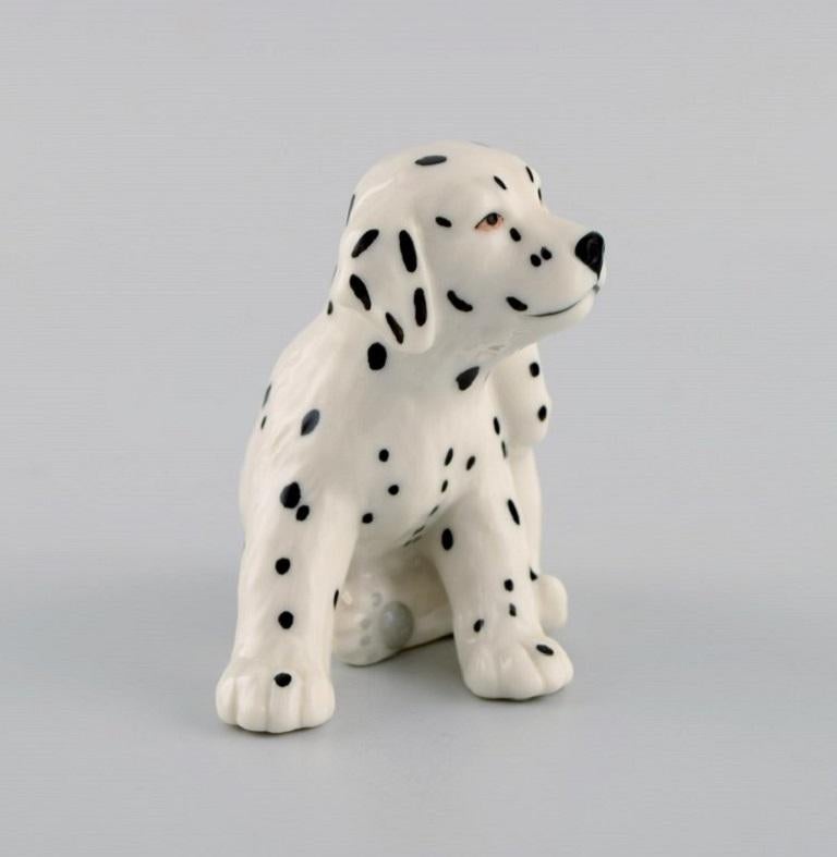 Allan Therkelsen for Royal Copenhagen. Porcelain figure. Dalmatian puppy. 
Model number 474.
Measures: 8 x 7 cm.
In excellent condition.
Stamped.
1st factory quality.