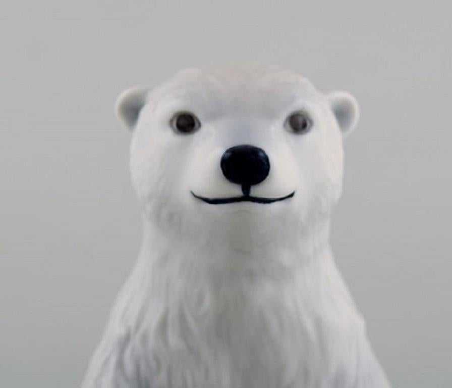 Danish Allan Therkelsen for Royal Copenhagen, Rare Porcelain Figurine, Polar Bear