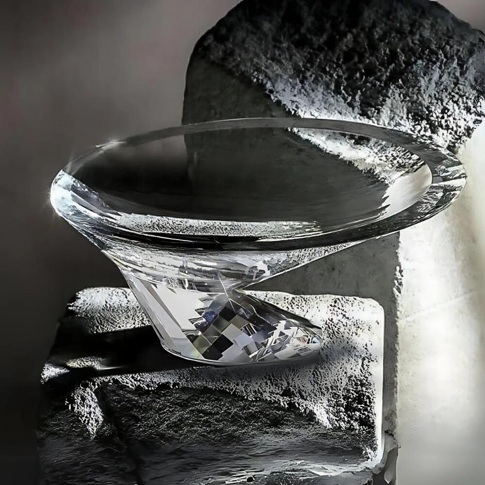 Te presentamos el Cuenco decorativo de cristal hecho a mano All'EDEN, una pieza impresionante que combina sin esfuerzo arte y elegancia. Elaborado por artesanos expertos, este cuenco de cristal transparente presenta intrincados diseños que captan la