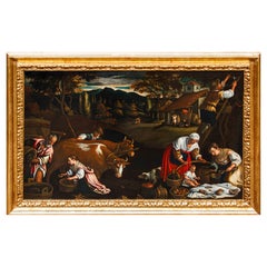 Allegoria dell'Autunno,  Olio su tela, Scuola dei Bassano del XVII secolo
