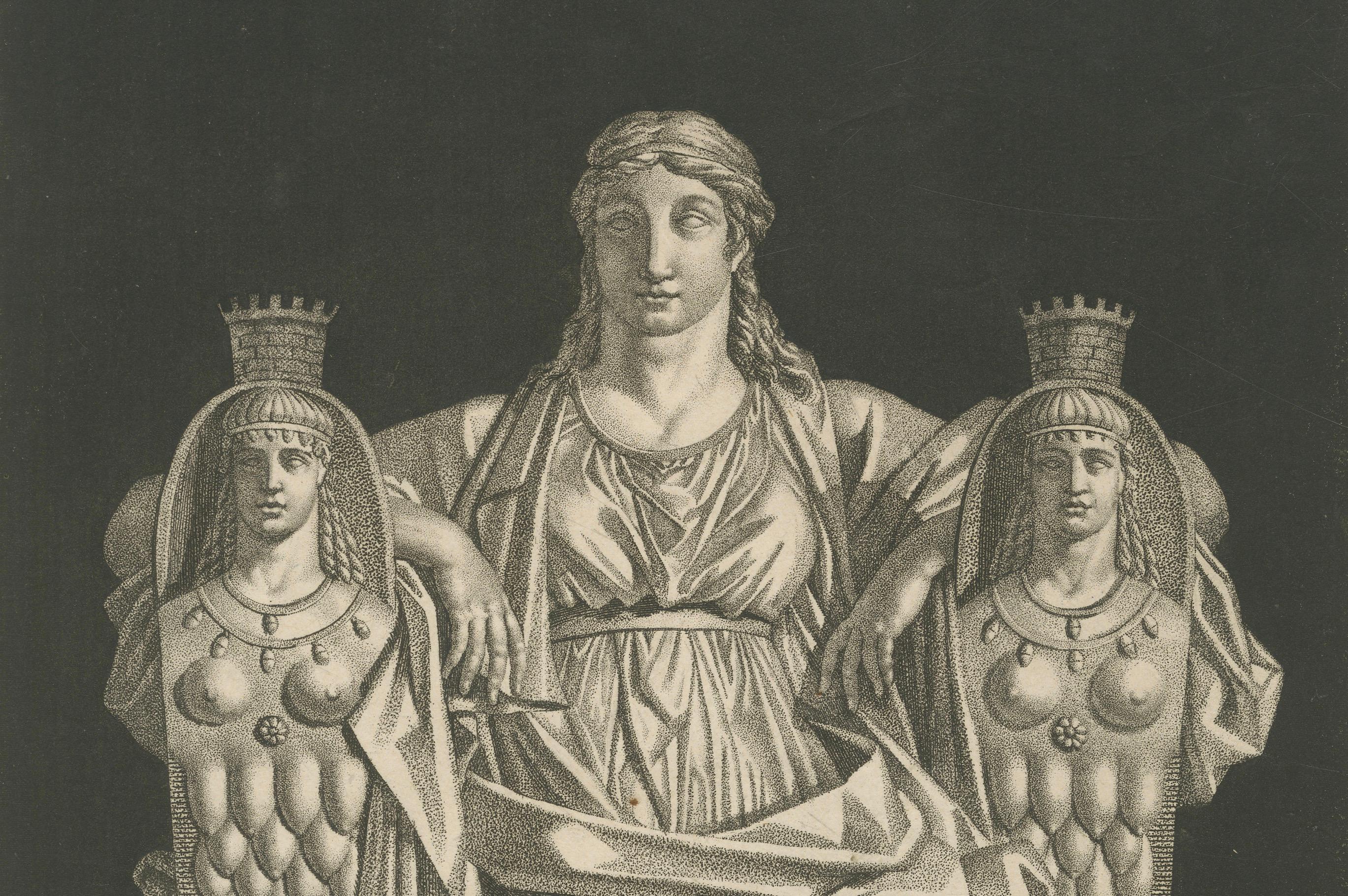 Allegorischer Kupferstich der Égalité aus der Zeit der Französischen Revolution, um 1795 (Spätes 18. Jahrhundert) im Angebot