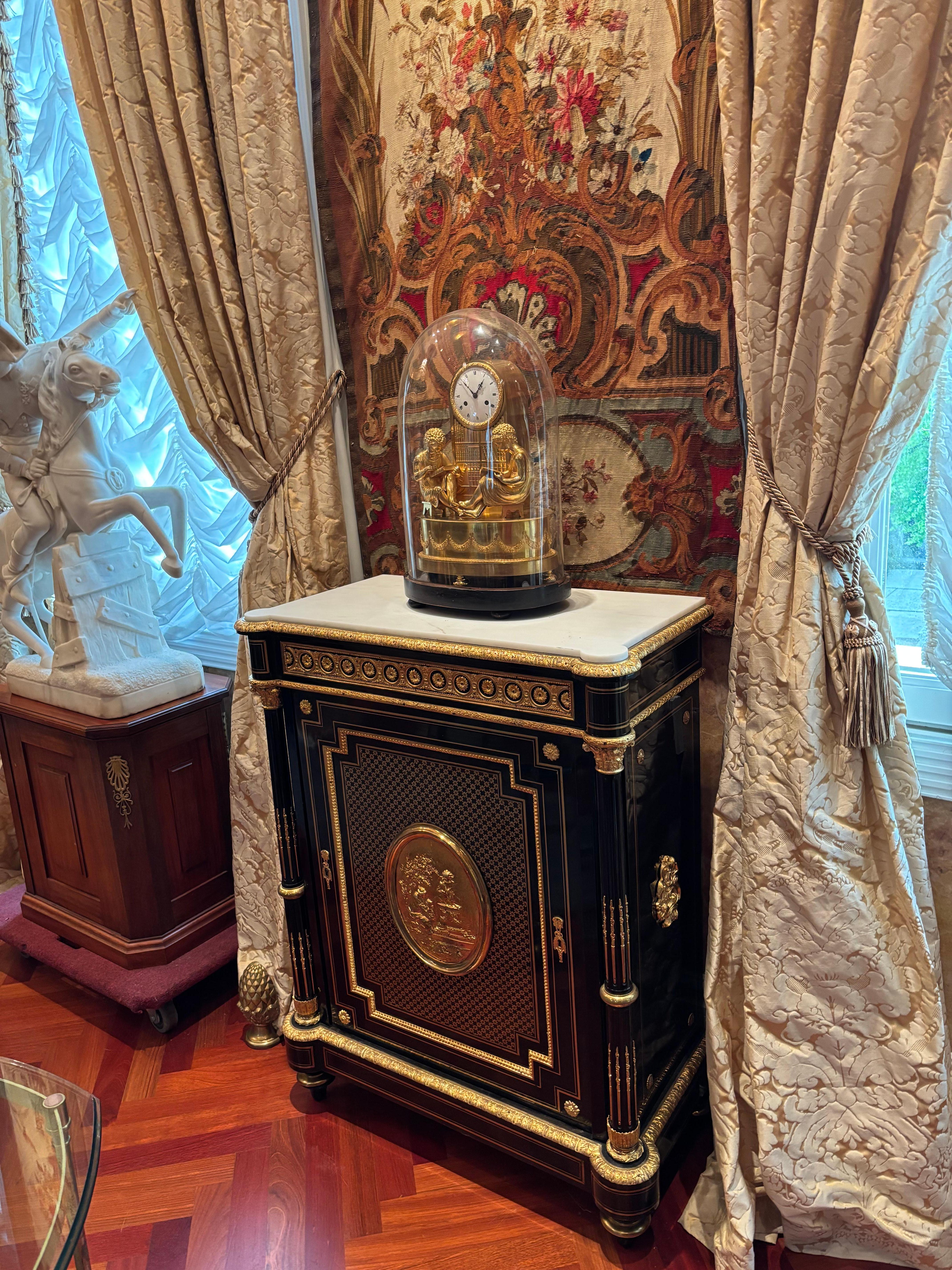 Allegorical French Empire Clock Referred to as 