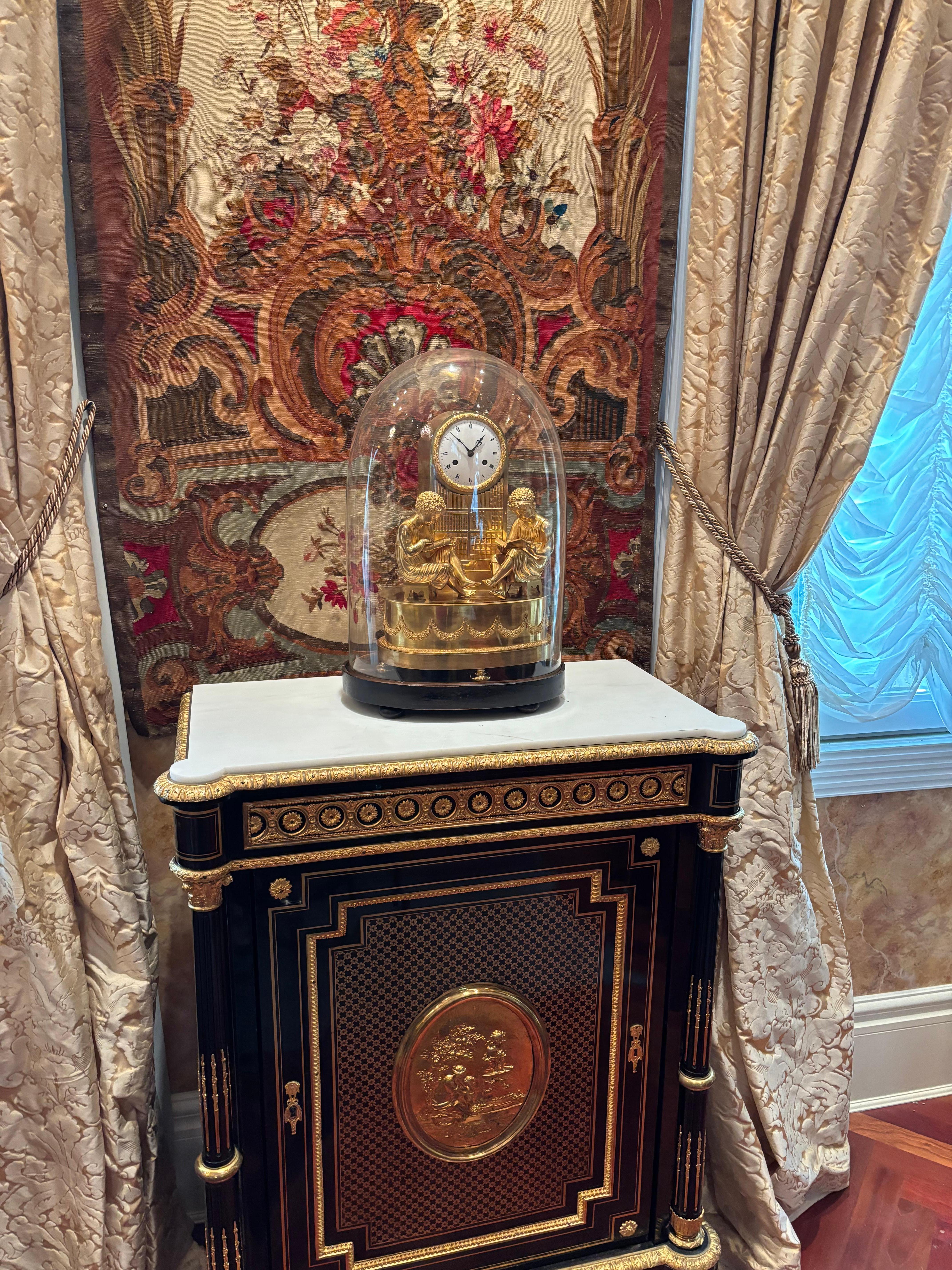 Allegorical French Empire Clock Referred to as 