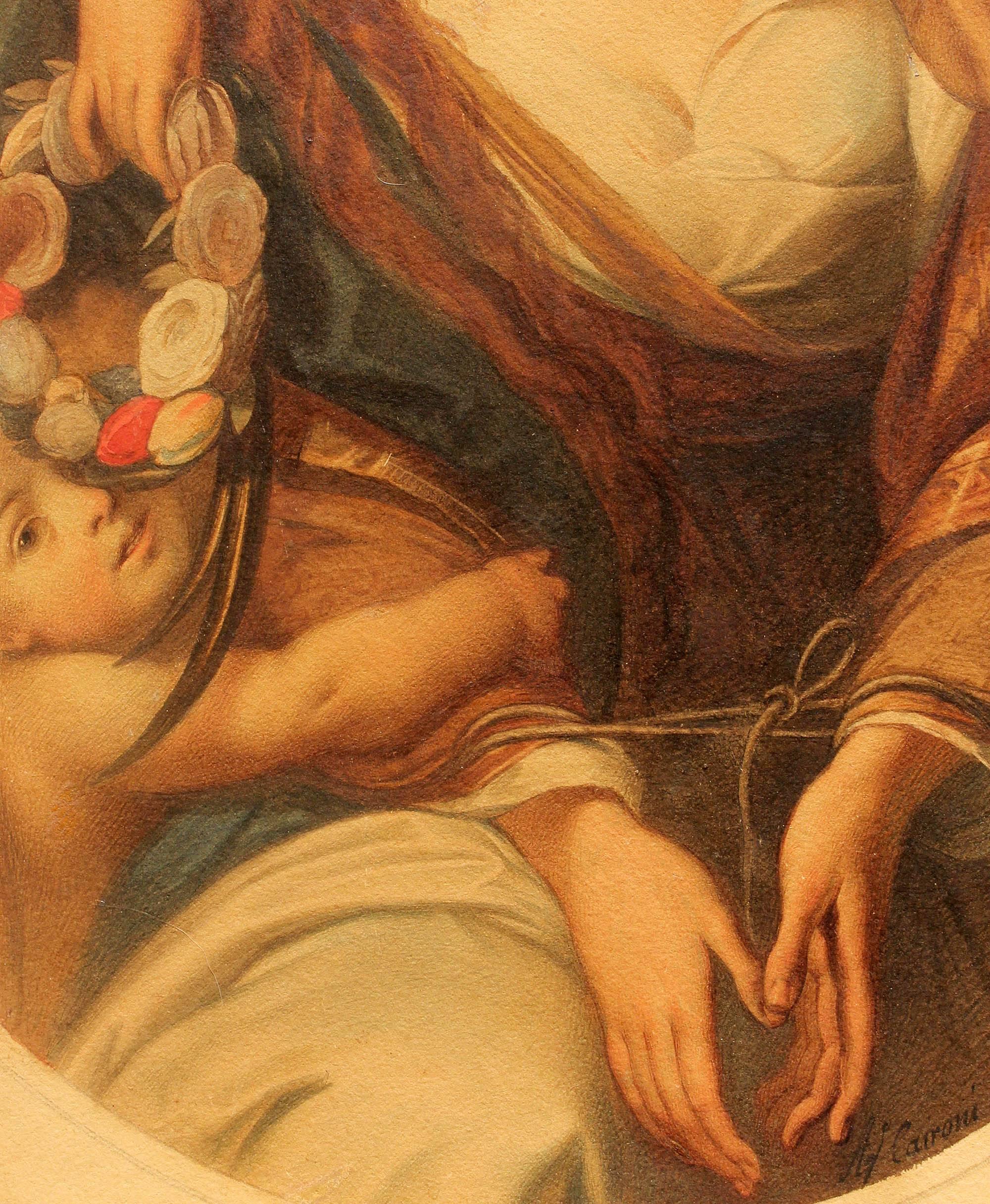 Renaissance Revival Allegorical Painting 
