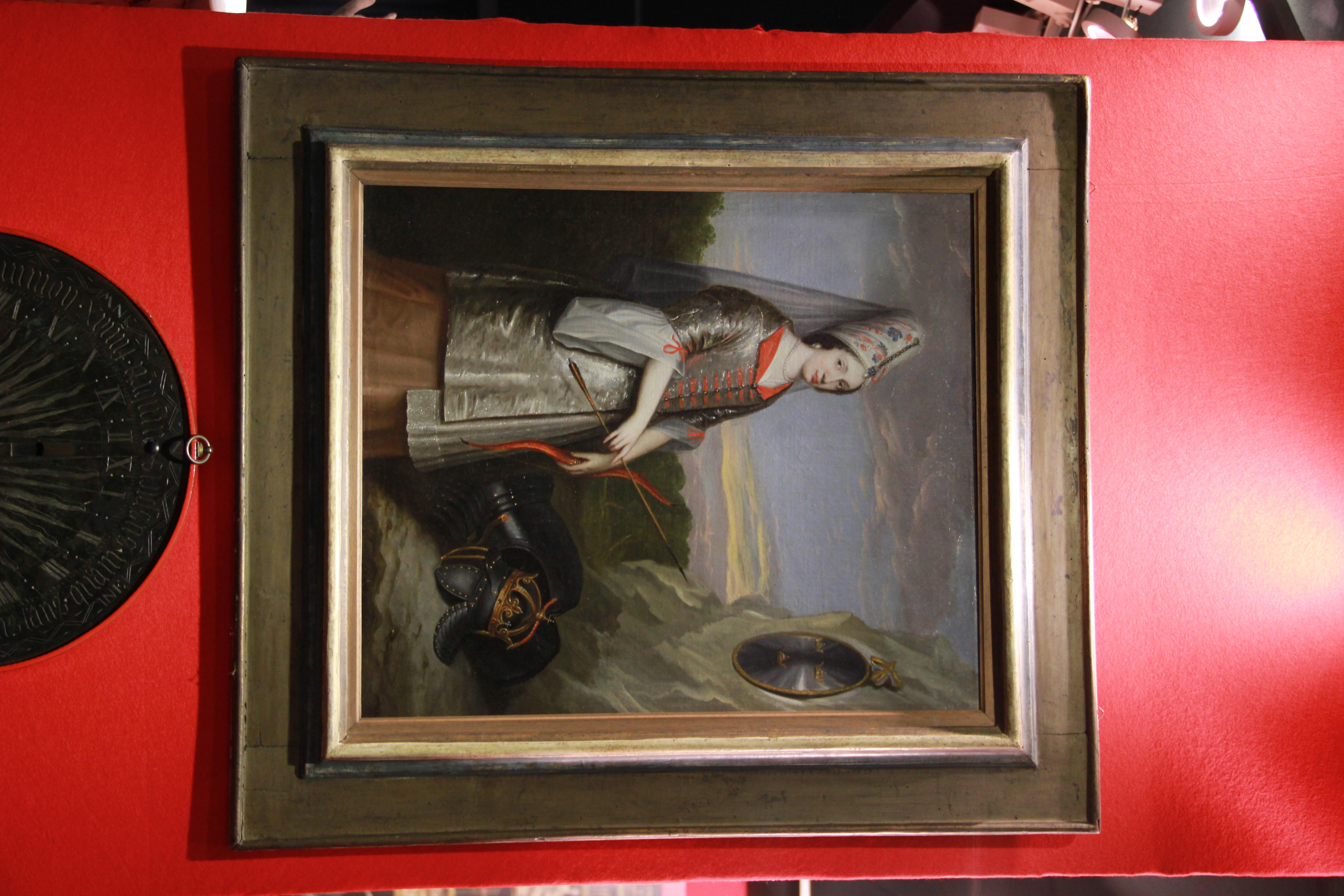 Allegorisches Porträt der Königin Christina von Schweden (Europäisch) im Angebot