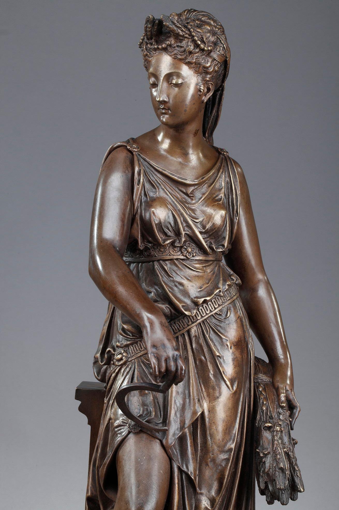 Late 19th Century Allegorical Subject in Bronze, 