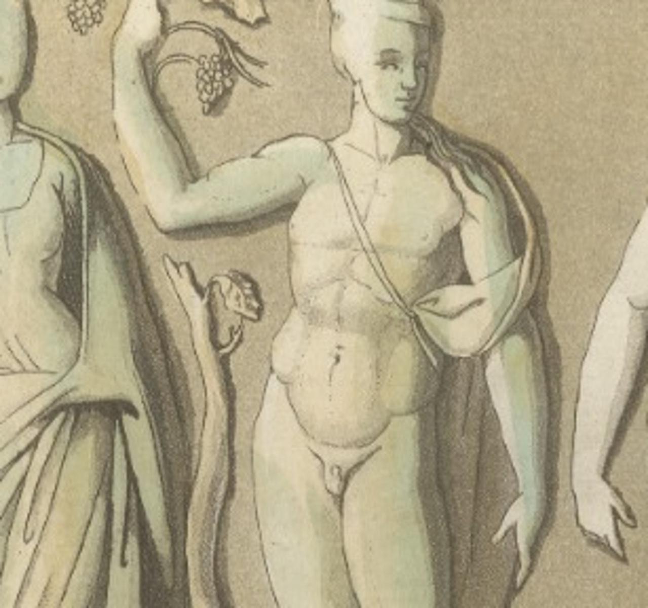 Allegories of the Cities of Asia – Antique Hand-Colored Print, Ferrario, 1815
