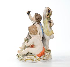 Allegory of Autumn - Porcelain Set by Meissen