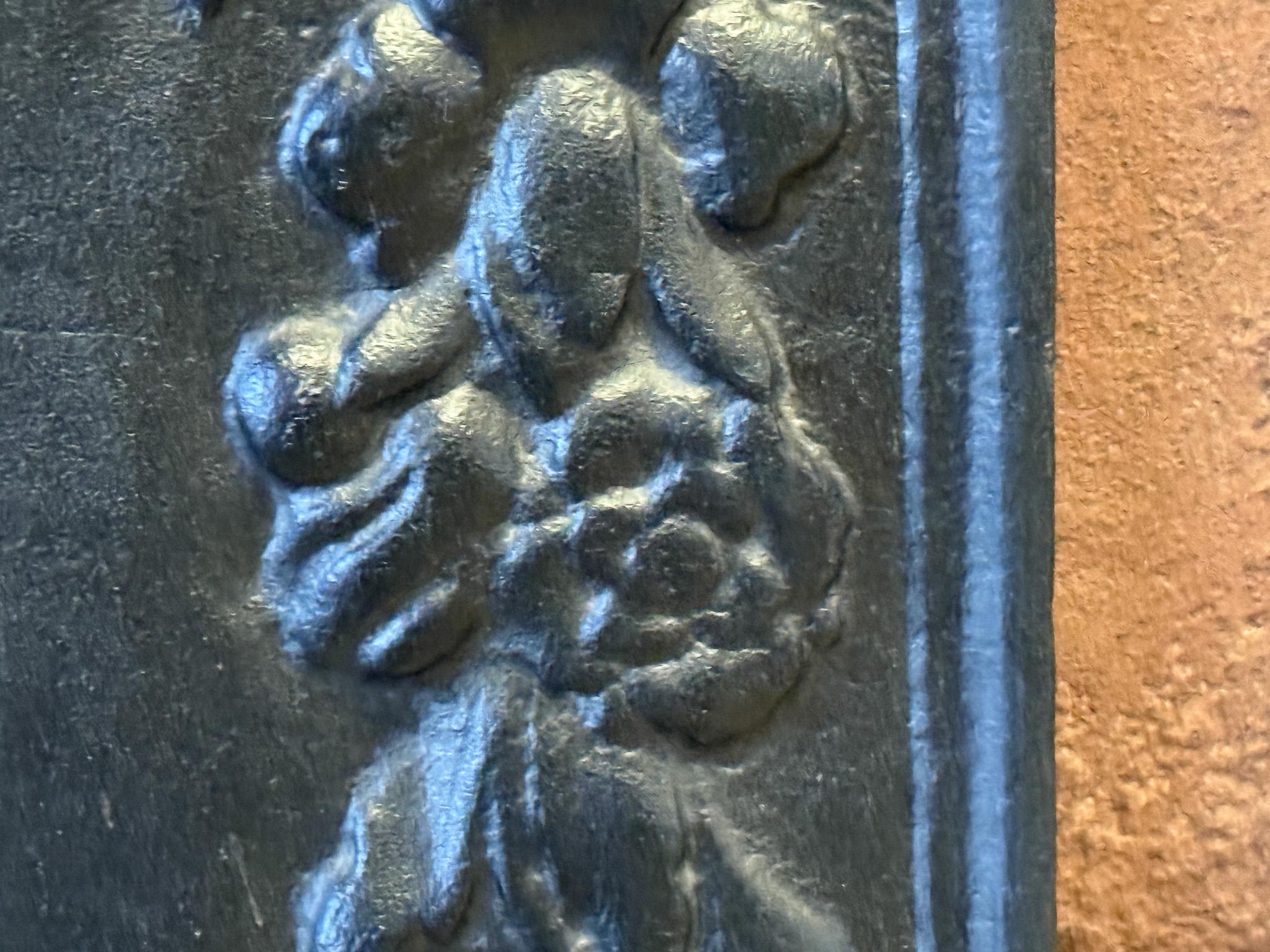 Allegory of Peace with Sower Fireback / Backsplash, 17-18th Century For Sale 9
