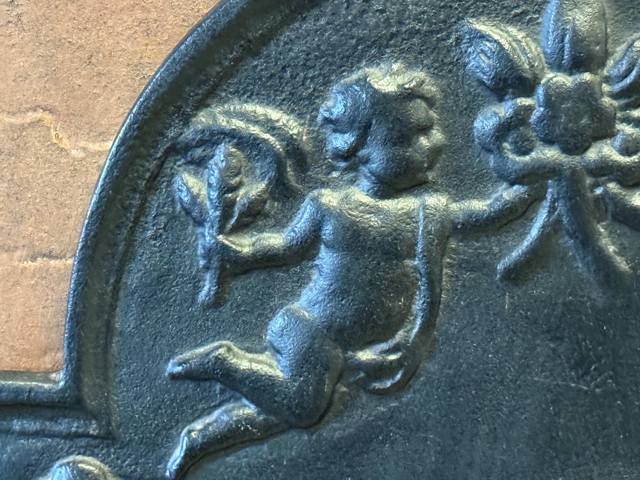 Allegory of Peace with Sower Fireback / Backsplash, 17-18th Century For Sale 1