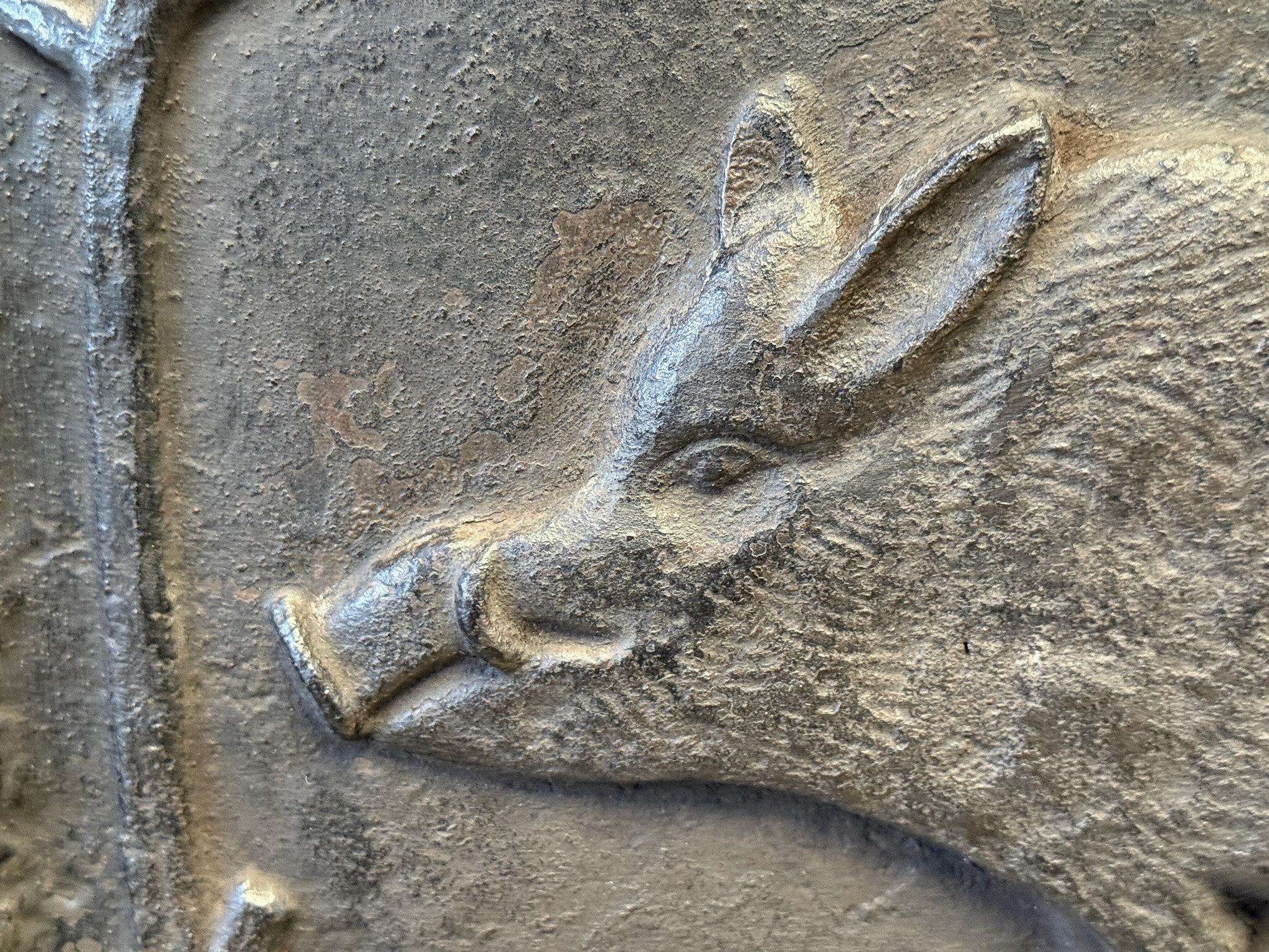 'Allegory of the Hunt' Fireback / Backsplash, Napoleon III Style, 20th Century For Sale 4