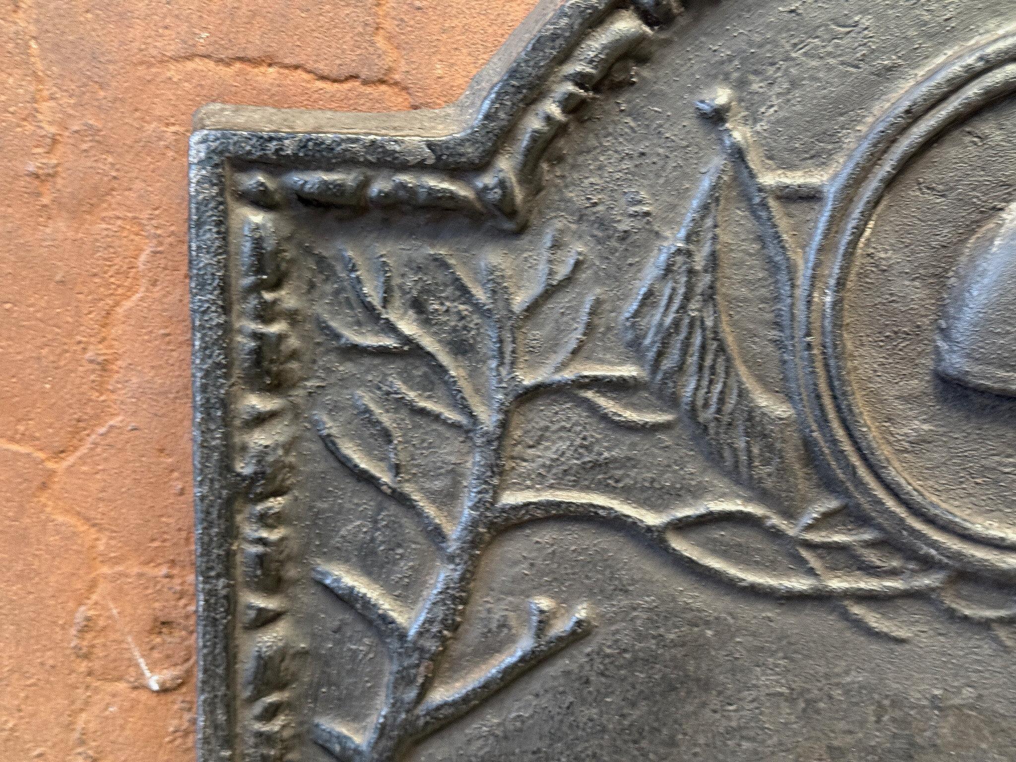 'Allegory of the Hunt' Fireback / Backsplash, Napoleon III Style, 20th Century For Sale 1