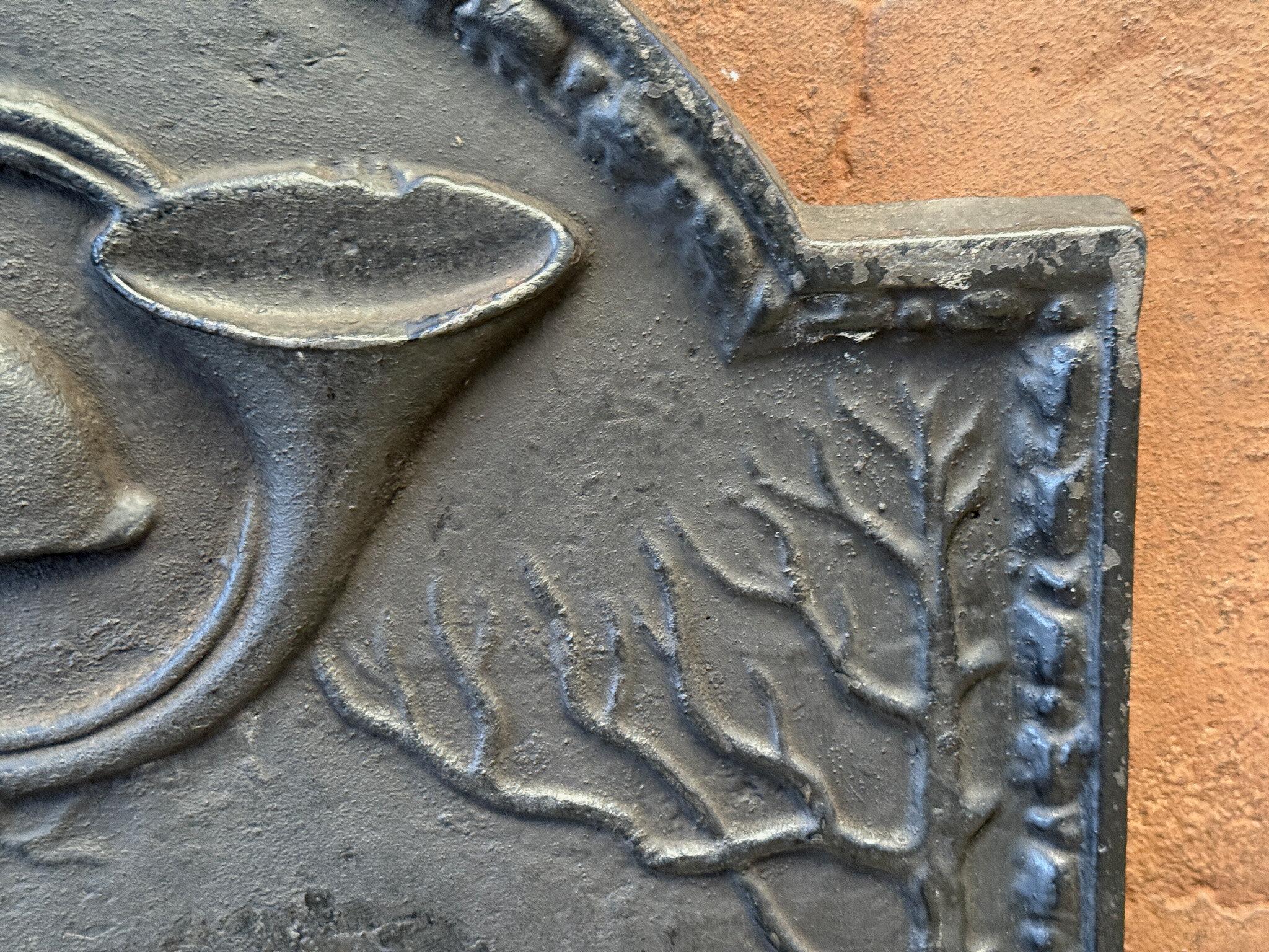 'Allegory of the Hunt' Fireback / Backsplash, Napoleon III Style, 20th Century For Sale 3