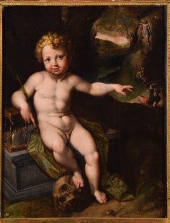 Allegory of Time. Oil on panel. Circle of Jacob de Backer (act. 1571-1585).