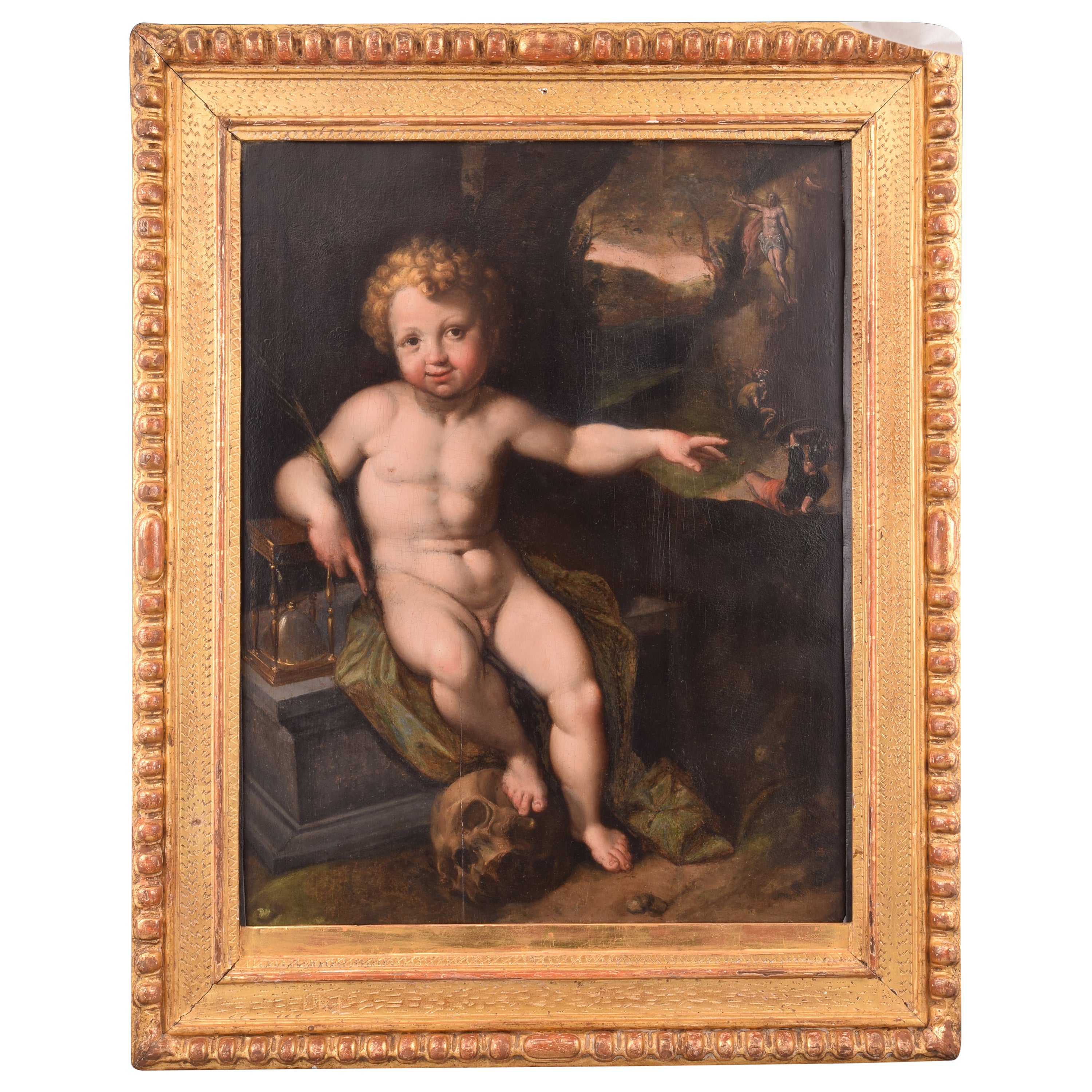Allegorie du temps Huile sur panneau. Cercle de Jacob de Backer (acte 1571-1585).