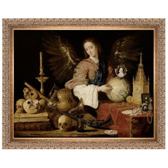 Allegory of Vanity, After Baroque Oil Painting by Antonio de Pereda