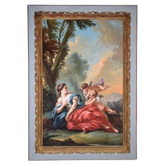 Allegoria di Venere con gli amorini. Olio su tela. Intronizzato da BOUCHER, François