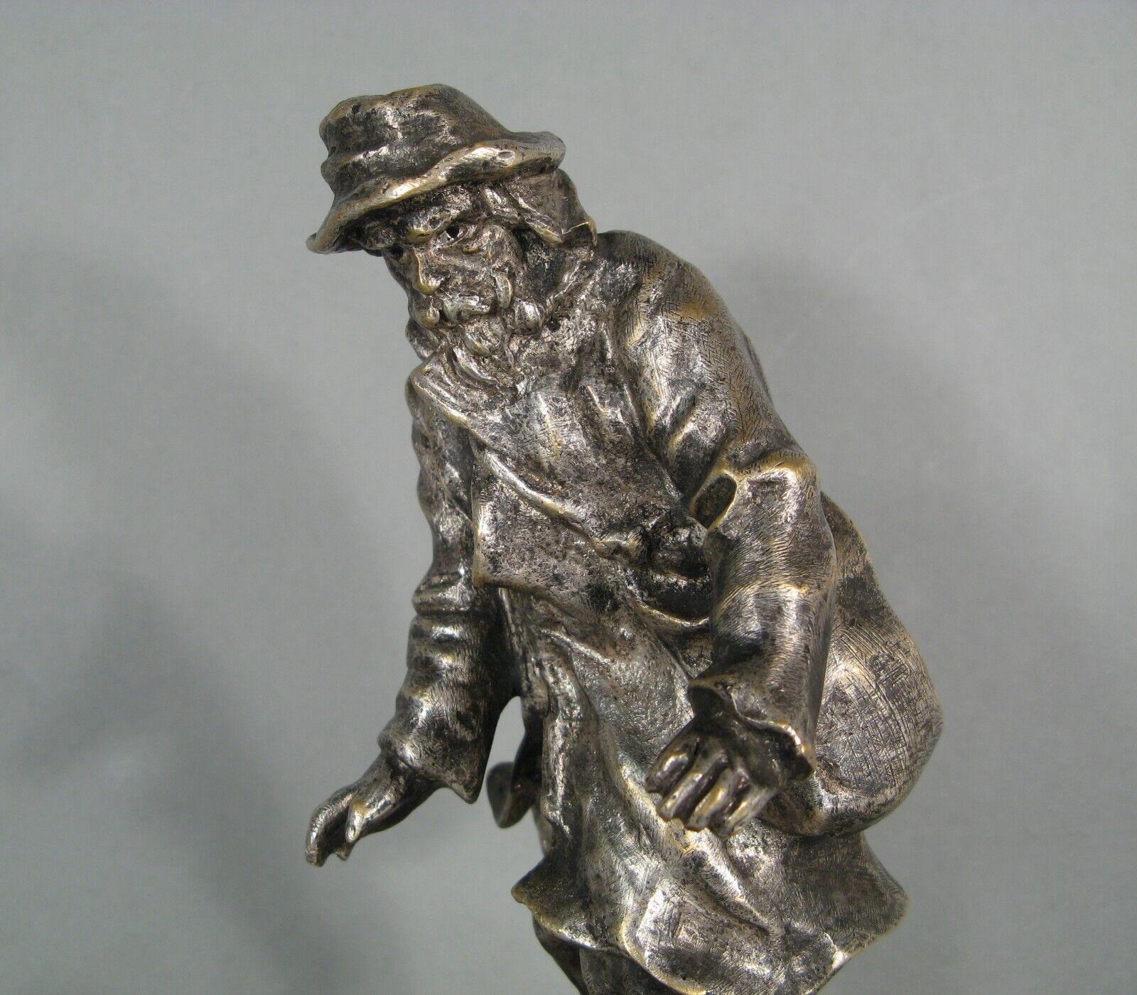 Allegorie der Winterbronze-Skulptur eines Vagabonds von Anonymous – 1Y218 (Französisch)