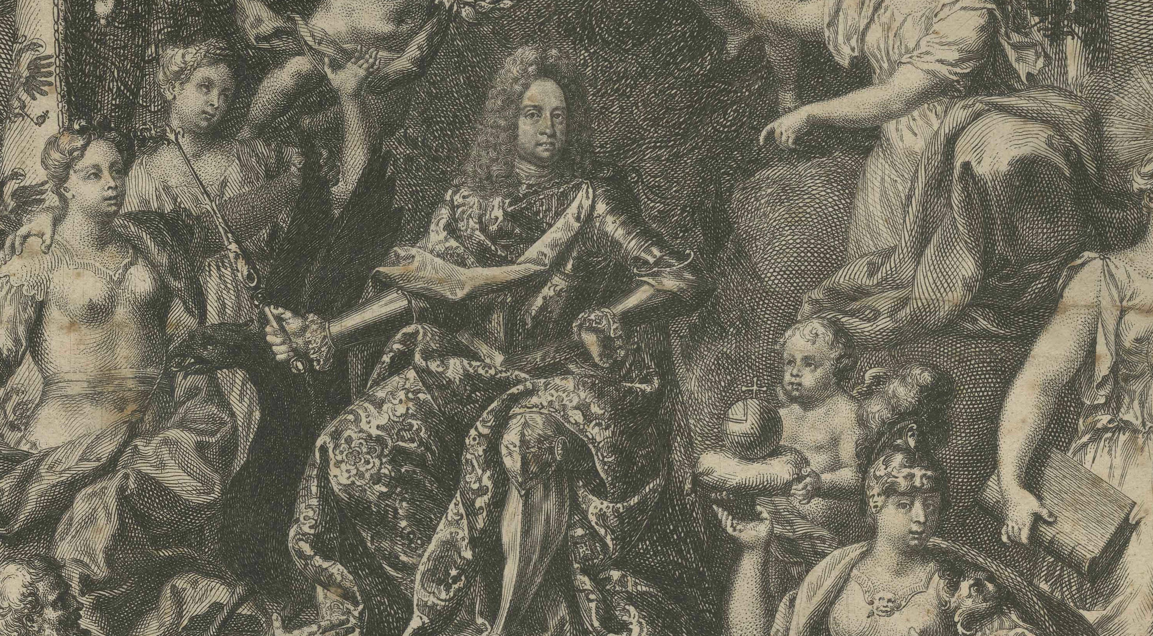 Allegory on the Reign of Habsburg Emperor Charles VI, Holy Roman Emperor, c.1720