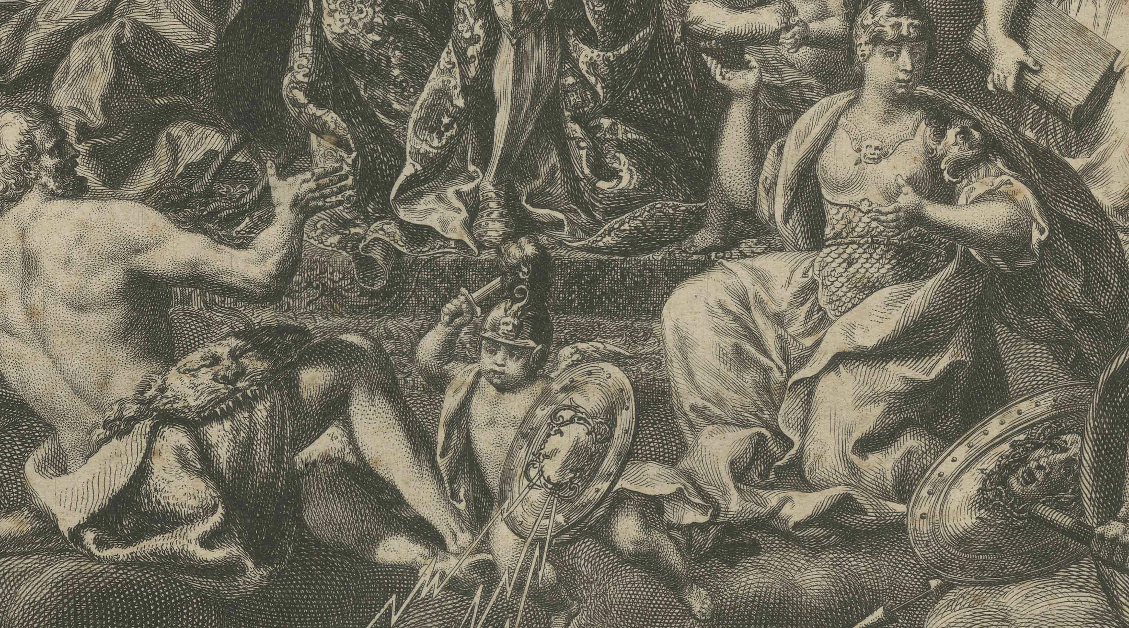 Allegory on the Reign of Habsburg Emperor Charles VI, Holy Roman Emperor, c.1720