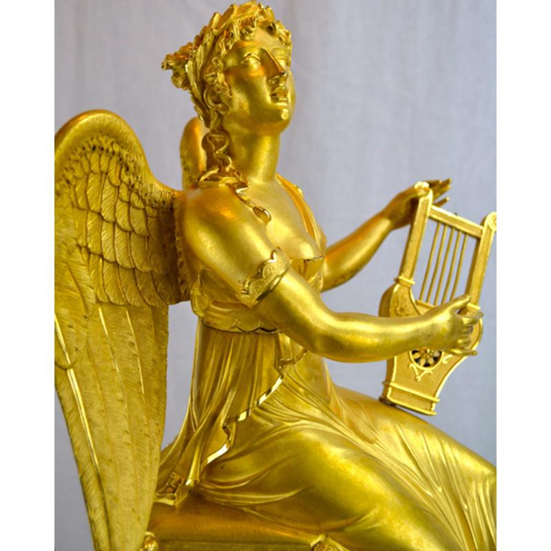 Empire Allegory to Clio Muse of History and Music For Sale