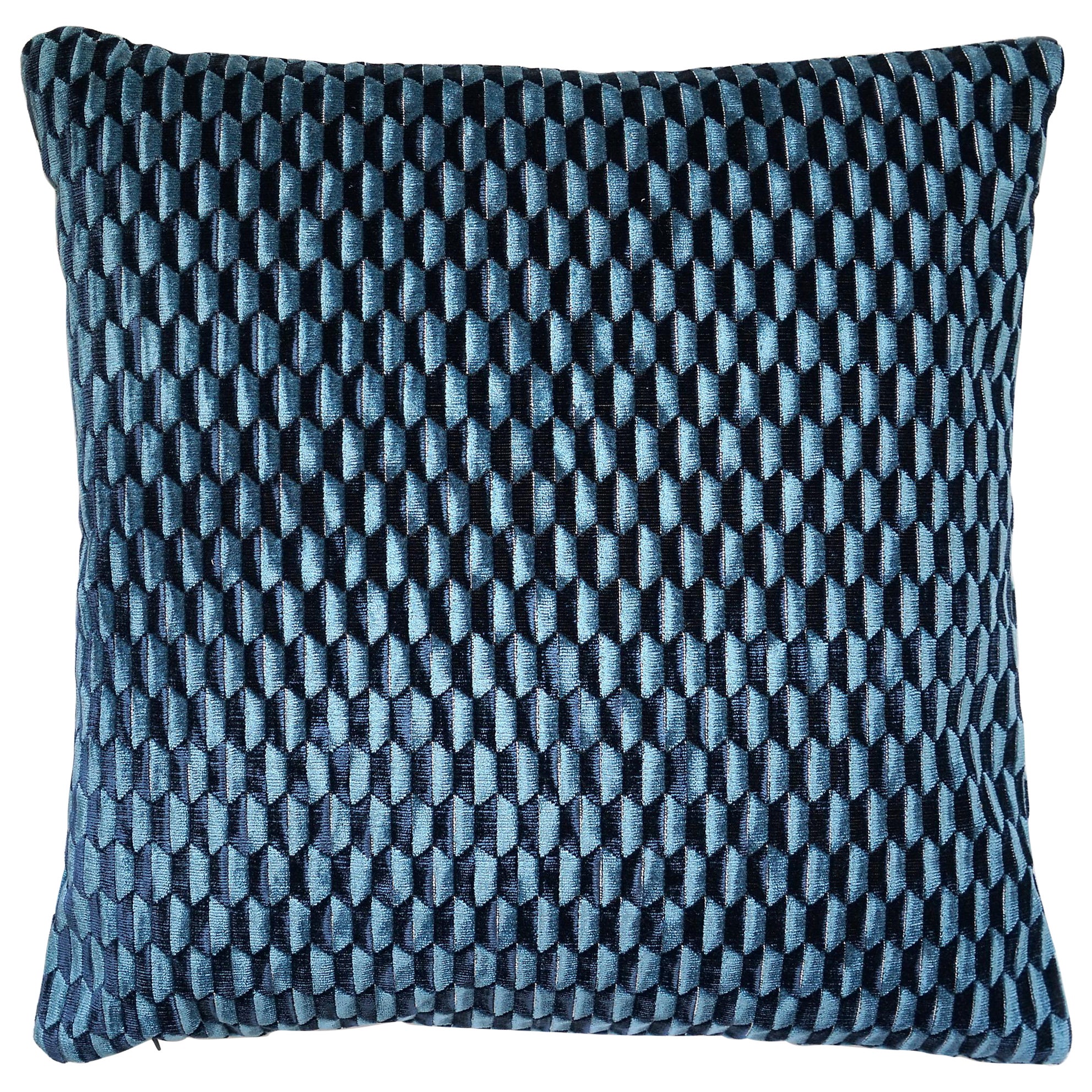 Oreiller en velours Allegra en vente