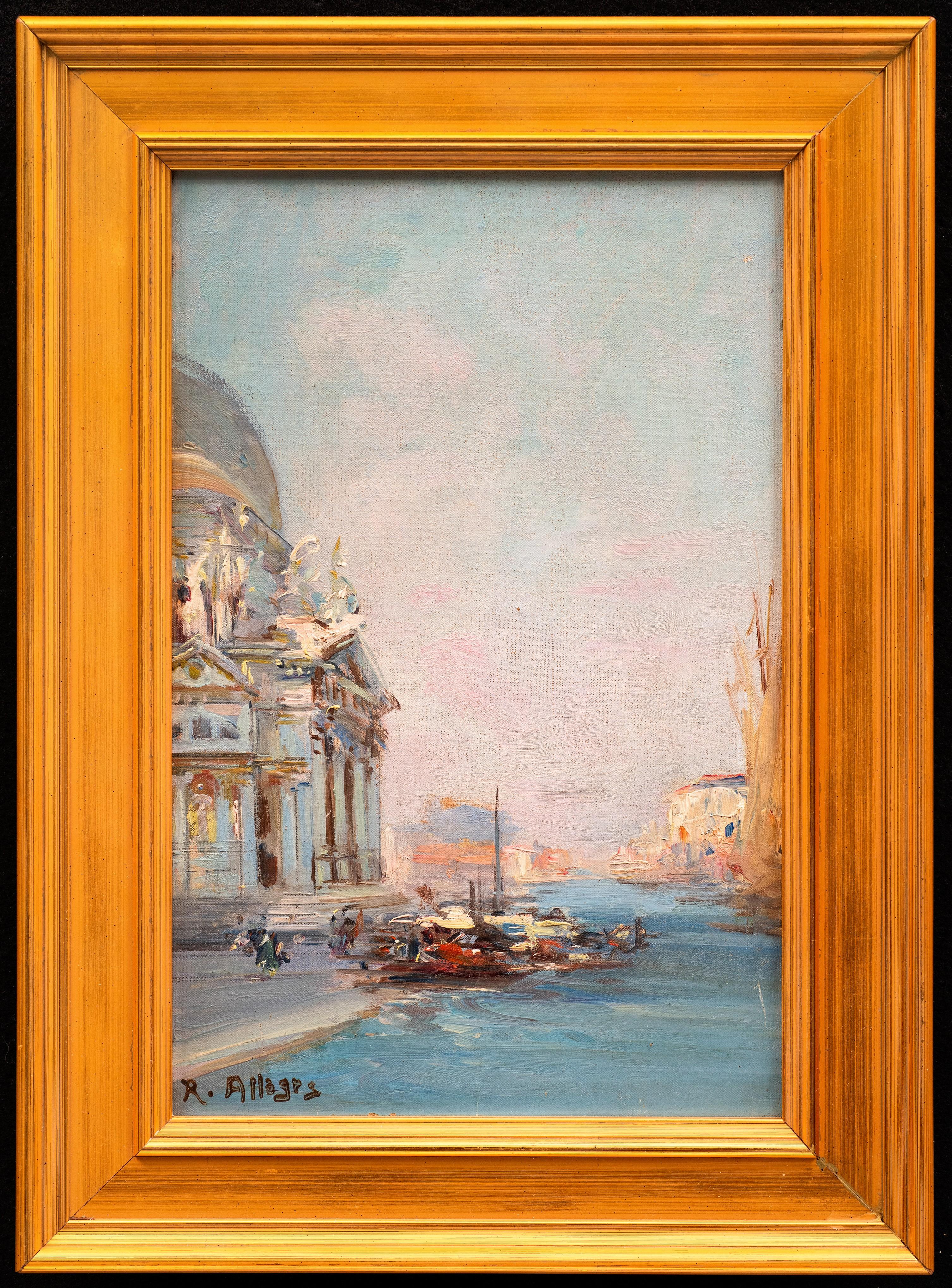 "Basilica di Santa Maria della Salute, Venezia" Raymond Allègre (1857-1933)