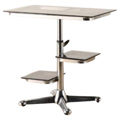Allegri Arredamenti Chrome Trolley Side Table 1970's
