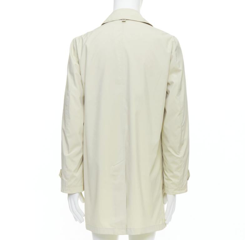 ALLEGRI City Nylon beige packable superlight black buttons coat IT48 M For Sale 1