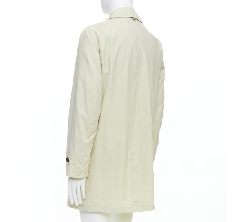 ALLEGRI City Nylon beige packable superlight black buttons coat IT48 M For Sale 2