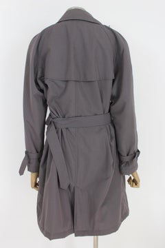 Allegri Gray Double Breasted Trench Coat