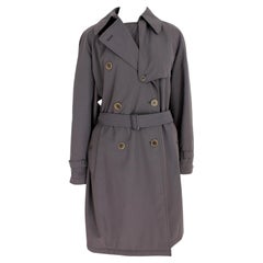 Allegri Gray Double Breasted Trench Coat