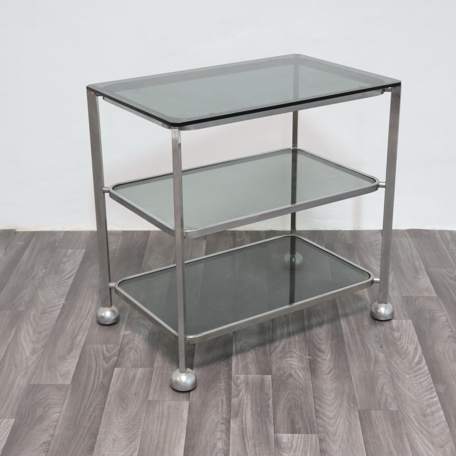 Mid-Century Modern Allegri Parma Carrellino Multi Ripiano Vintage Design Anni '70 Modernariato en vente