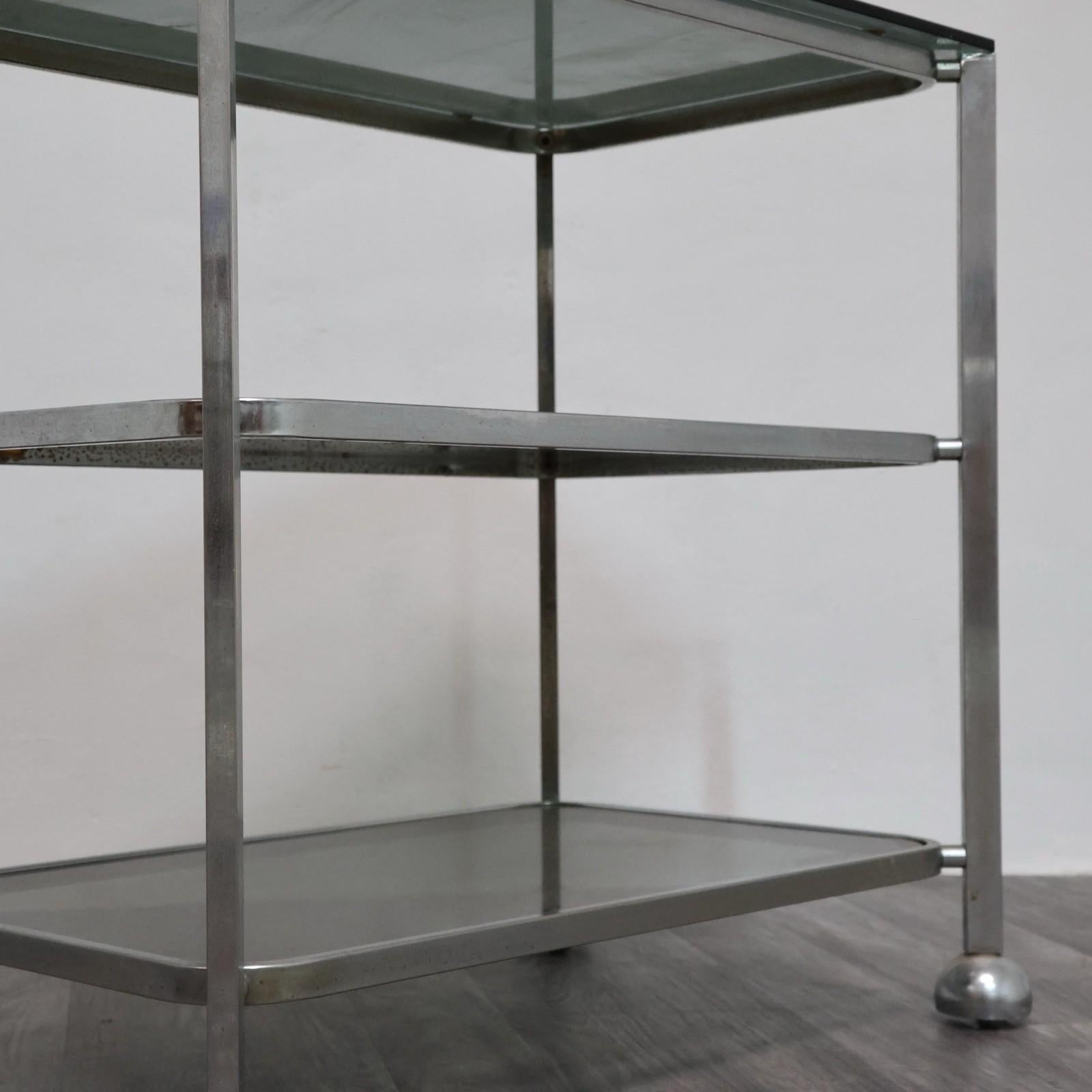 Fin du 20e siècle Allegri Parma Carrellino Multi Ripiano Vintage Design Anni '70 Modernariato en vente