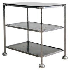 Allegri Parma Multi Shelf Cart Vintage Design 1970s Modernism