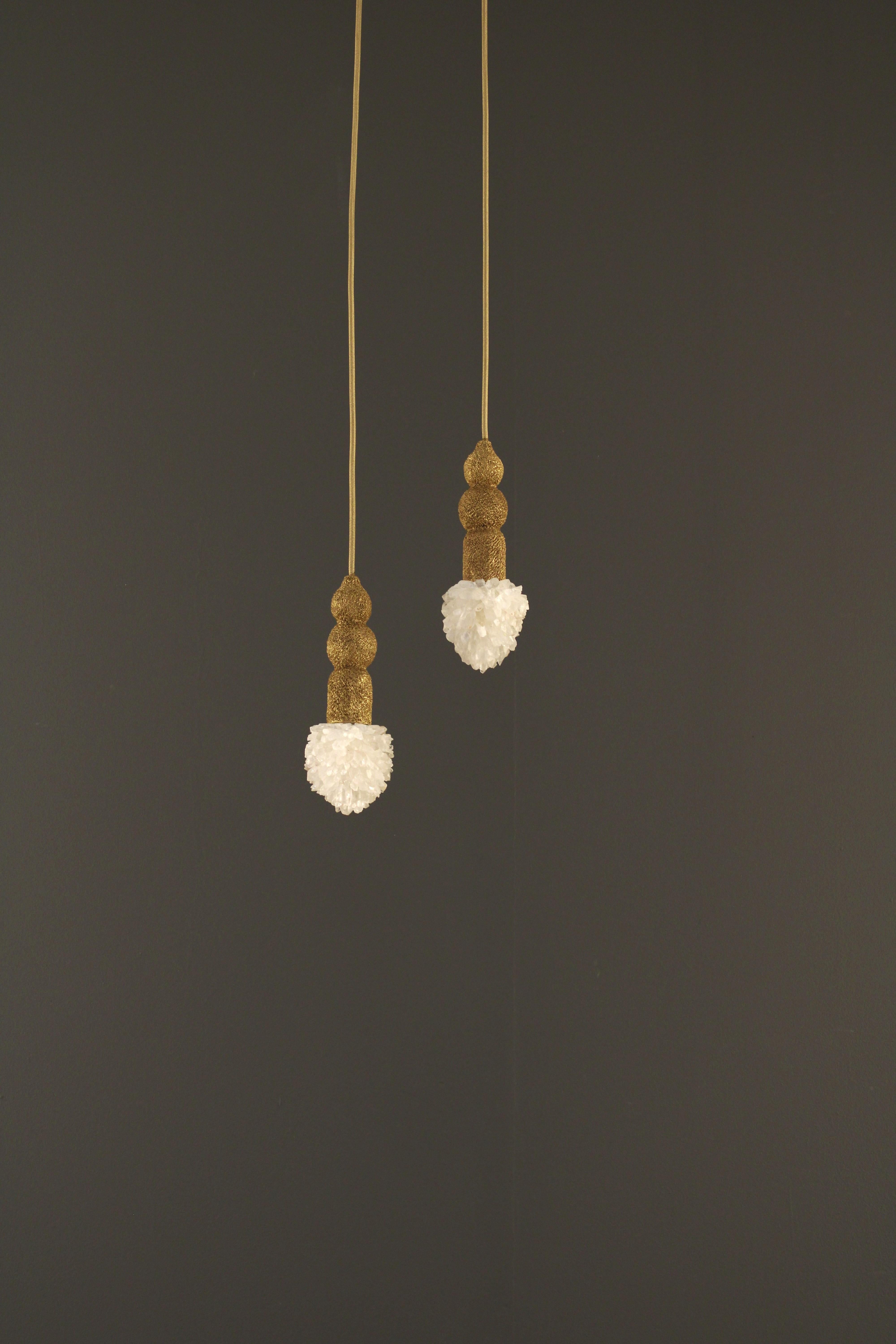Art Déco Lampada a sospensione Quartz di Aver in vendita