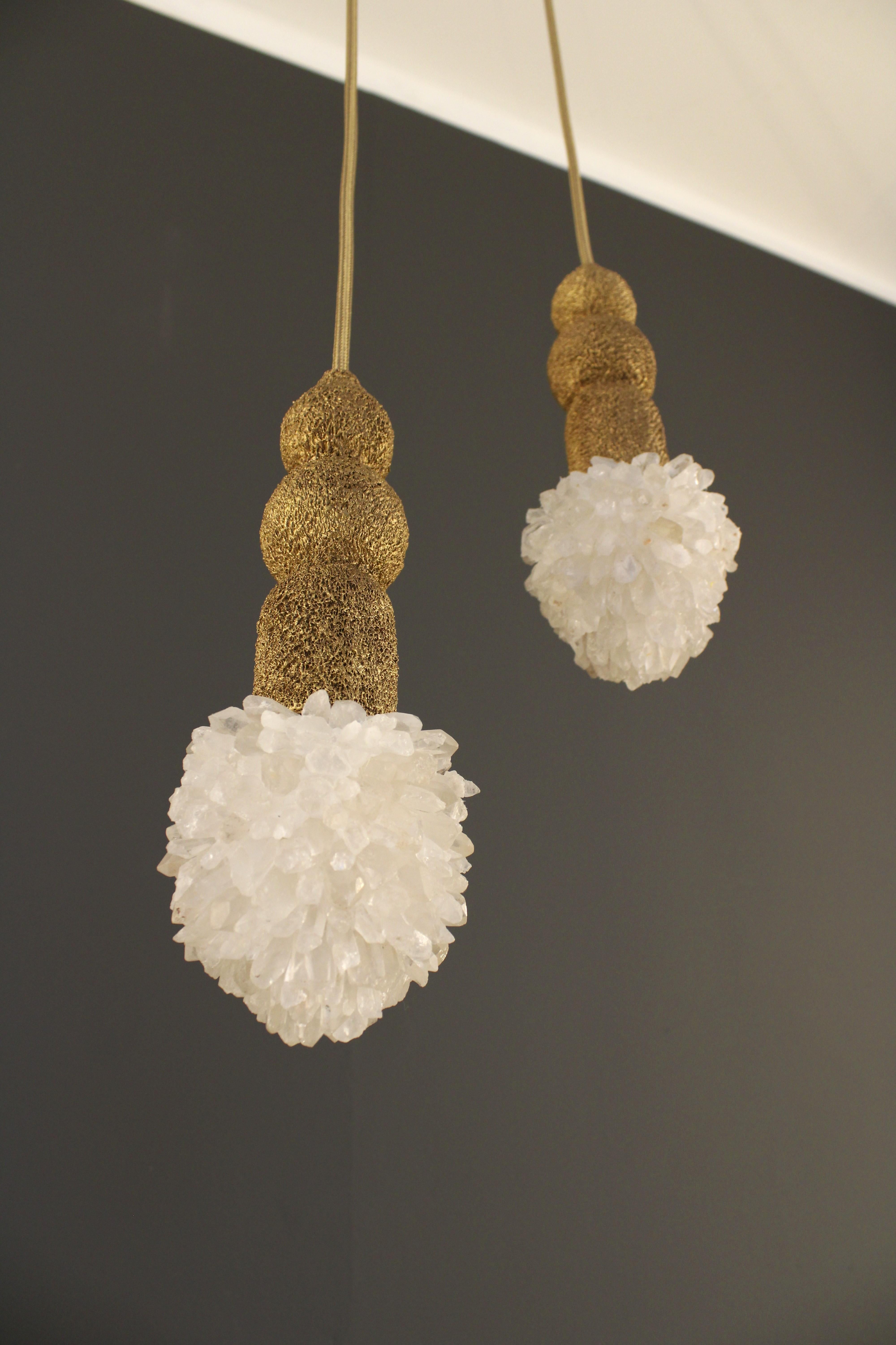 Brasiliano Lampada a sospensione Quartz di Aver in vendita