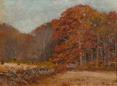 American Landscape Painter, Allen Butler Talcott, Landscape "Autumn"