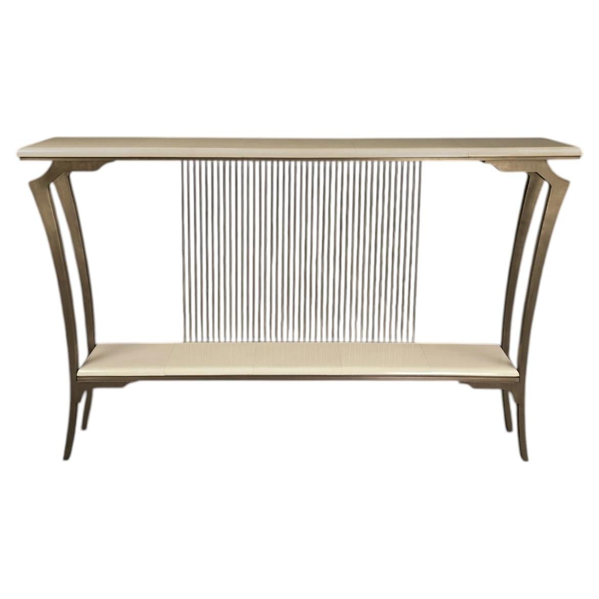 Allen Console Table by Madheke For Sale