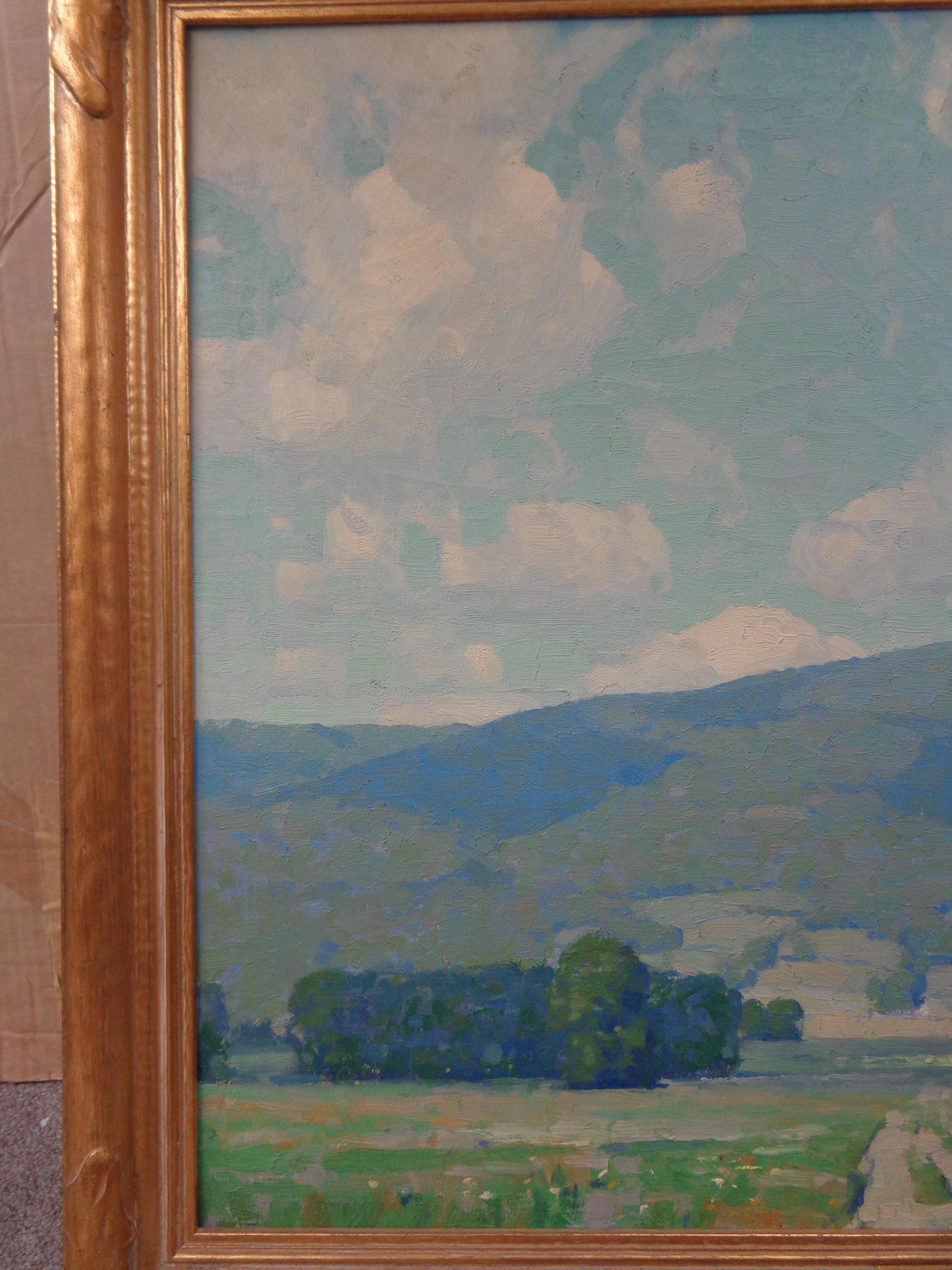 Artista impresionista estadounidense Allen Dean Cochran Pintura al óleo Catskills de verano en venta 1