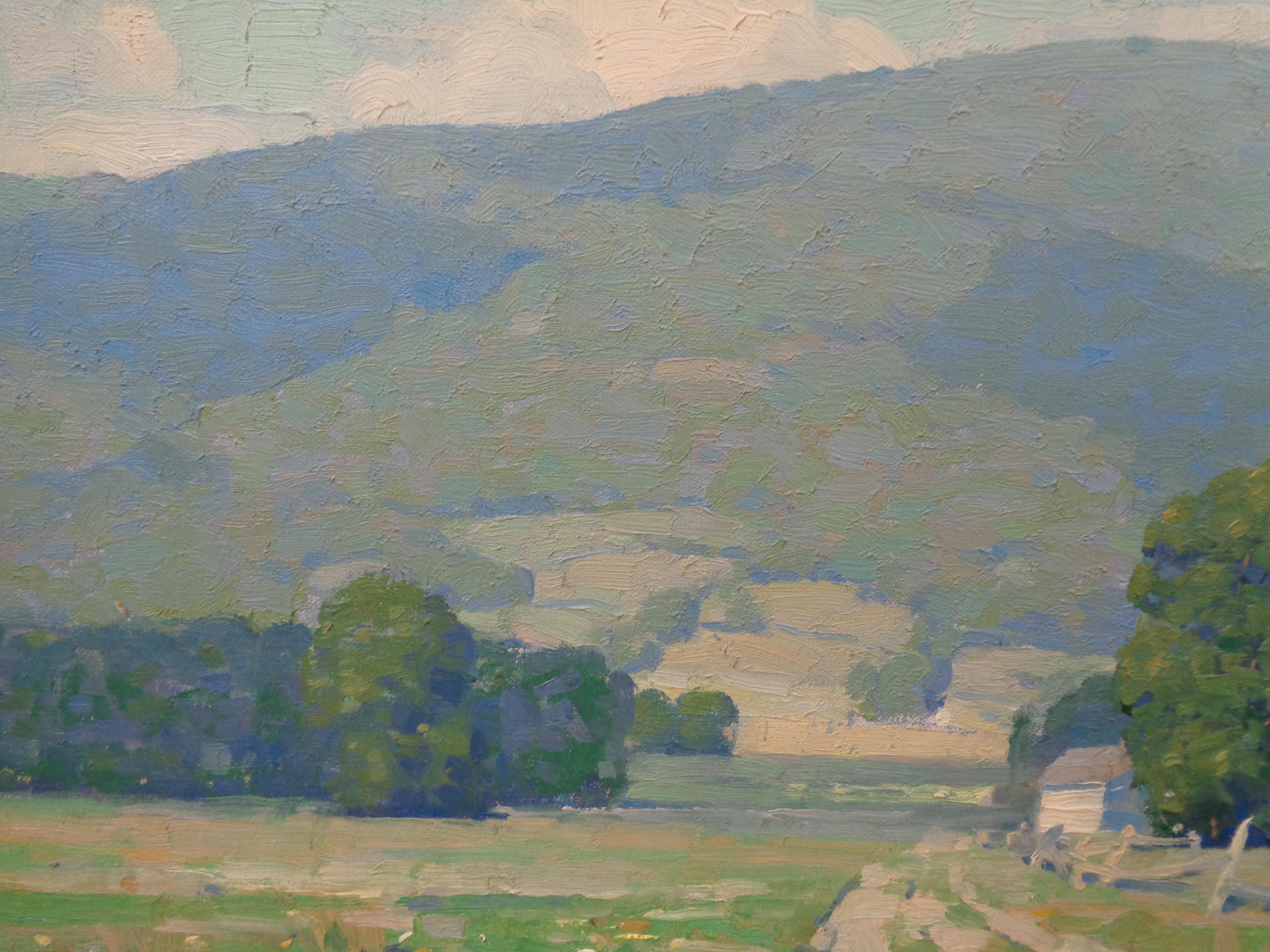 Artista impresionista estadounidense Allen Dean Cochran Pintura al óleo Catskills de verano en venta 6